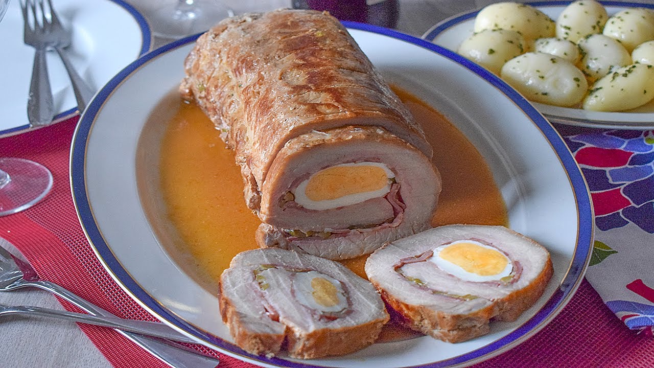 LOMO RELLENO en su SALSA - Receta SIN HORNO