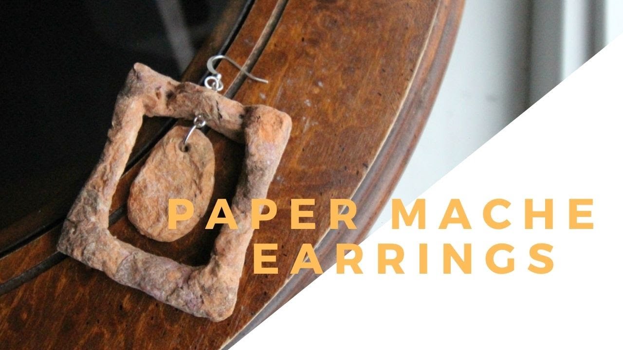 Paper Mache Earrings | Paper Mache Jewelry