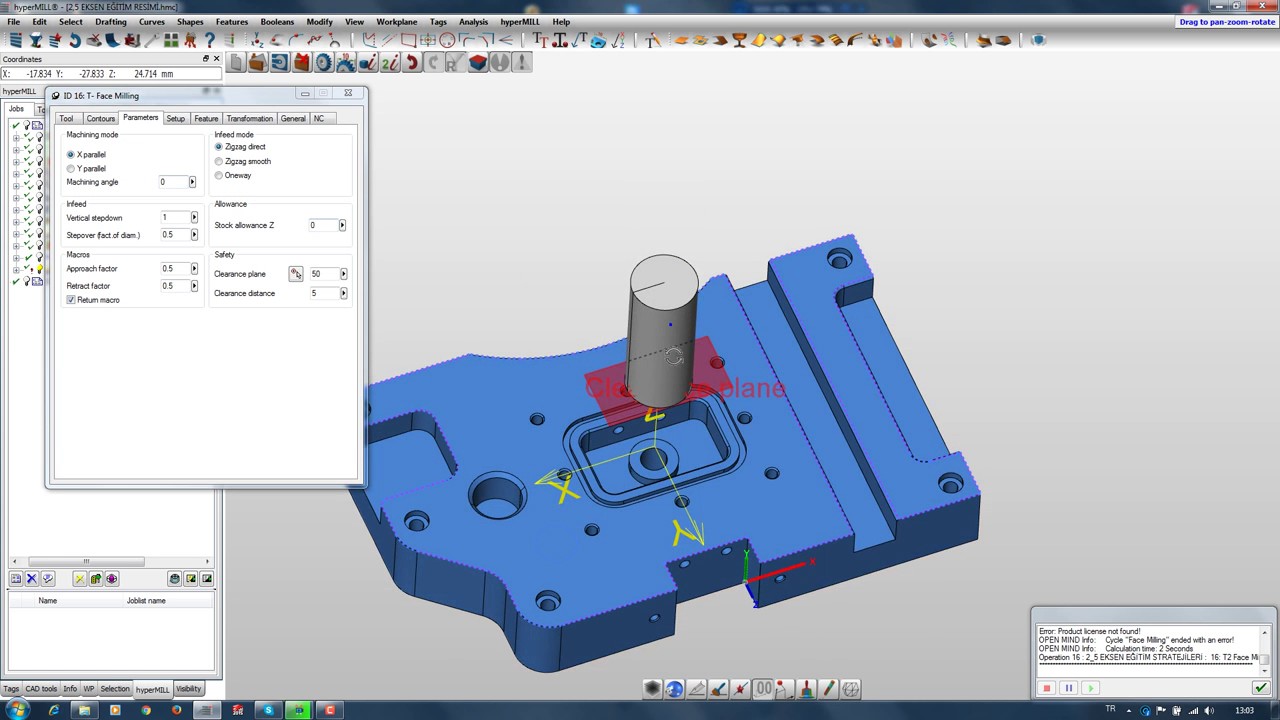 HyperMILL   2D Face Milling   YouTube 2