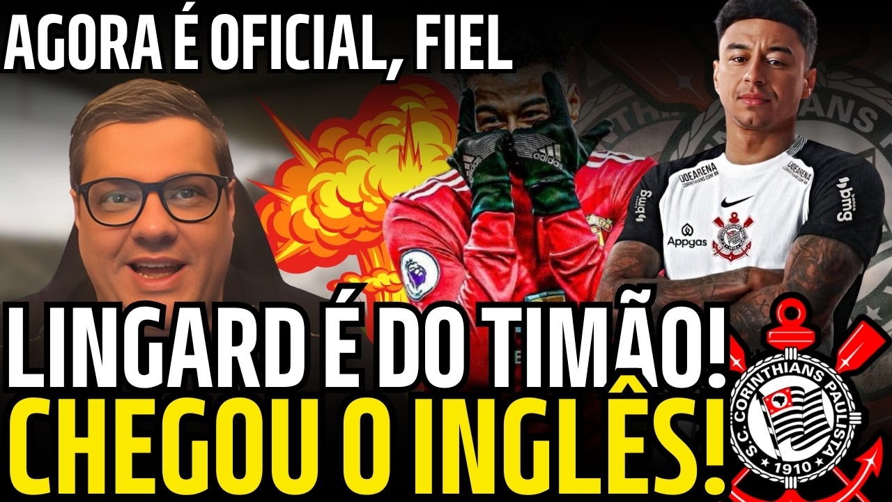 CORINTHIANS OFICIALIZA REFORÇO INGLÊS HOJE! EX-MANCHESTER UNITED AGITA A FIEL APÓS CHEGADA EM SP!