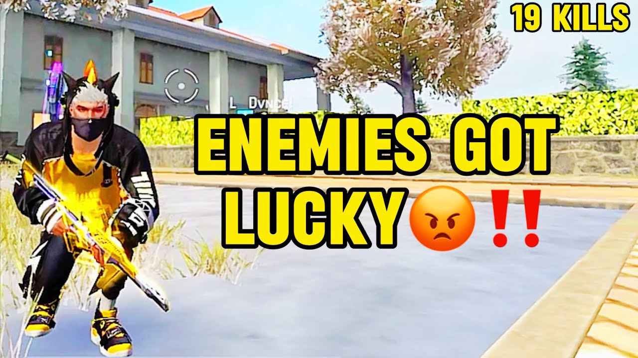 DUO VS SQUAD || 19 KILLS WITH DINO BUNDLE || ENEMIES GOT SO LUCKY😳‼️