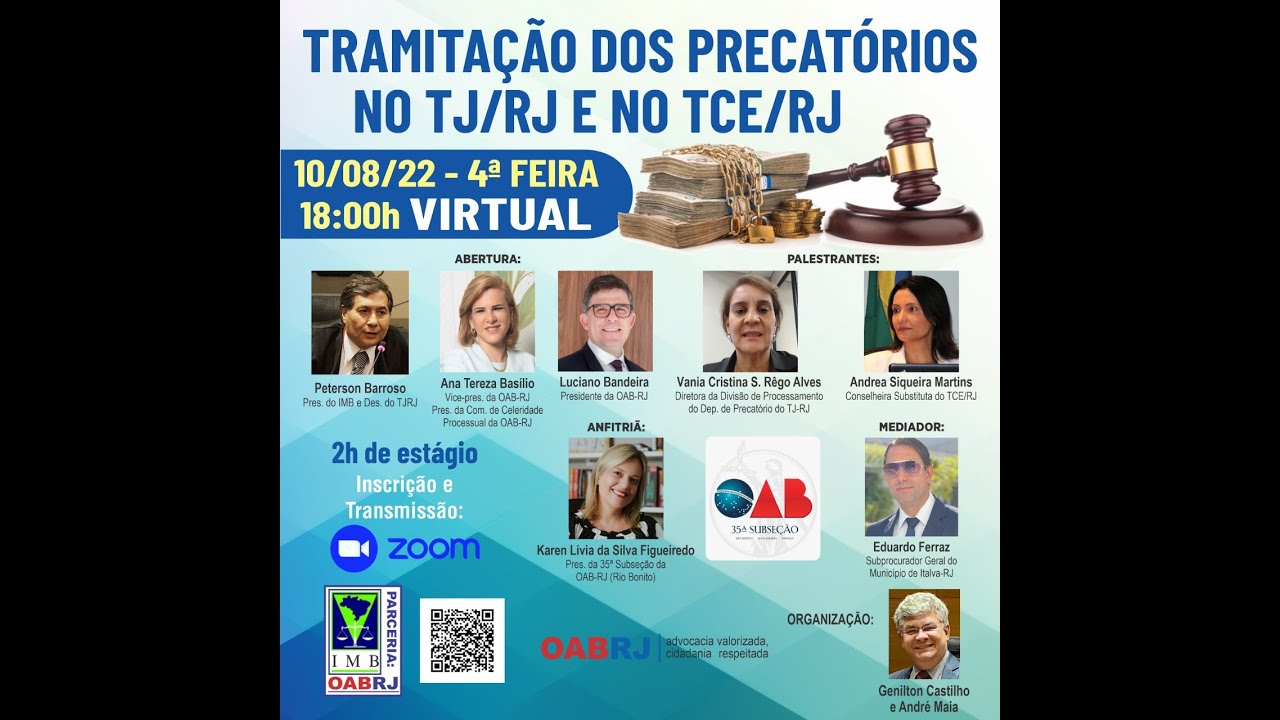 Tramitação de Precatórios no Tribunal de Justiça do Estado do Rio de Janeiro e TCE/RJ
