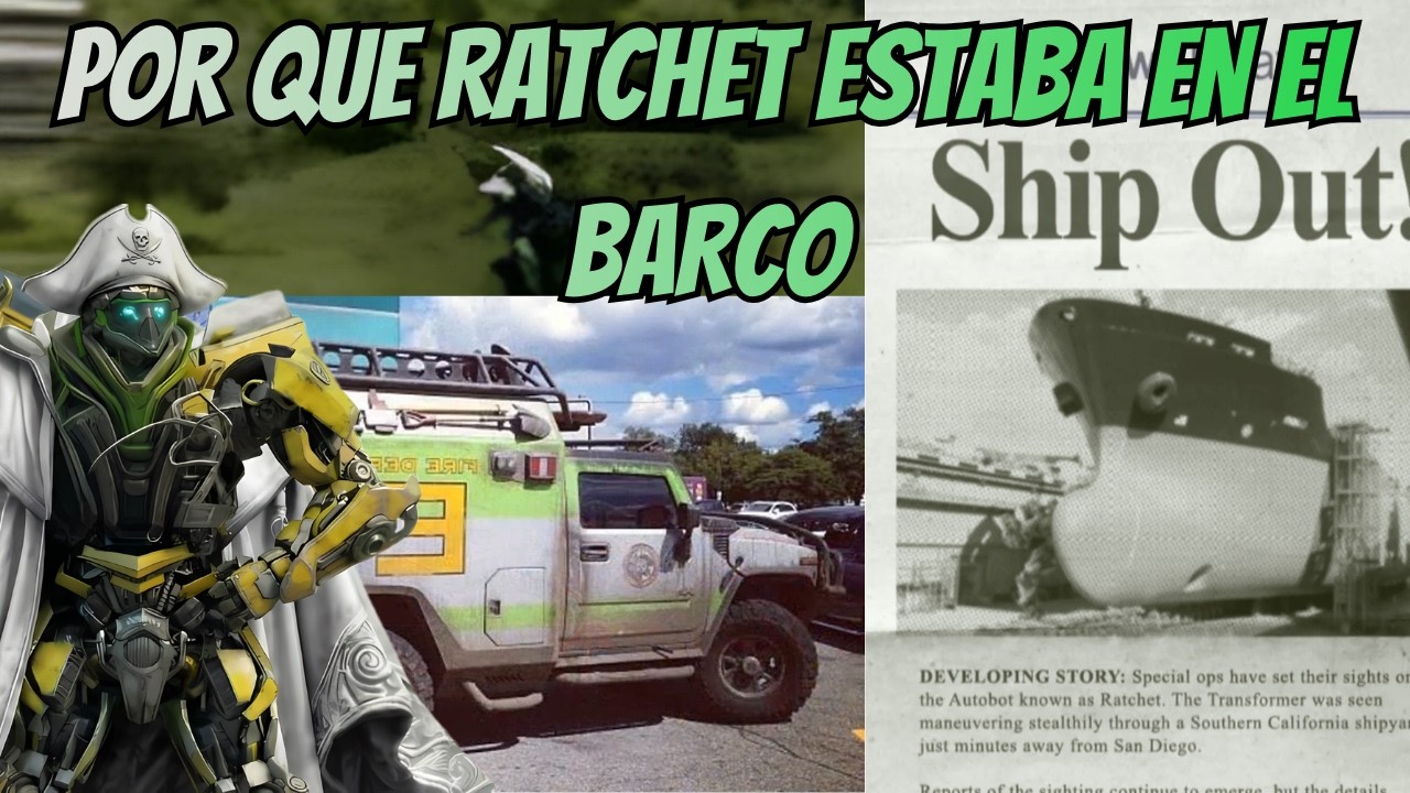 POR QUE RATCHET ESTAVA EN EL BARCO