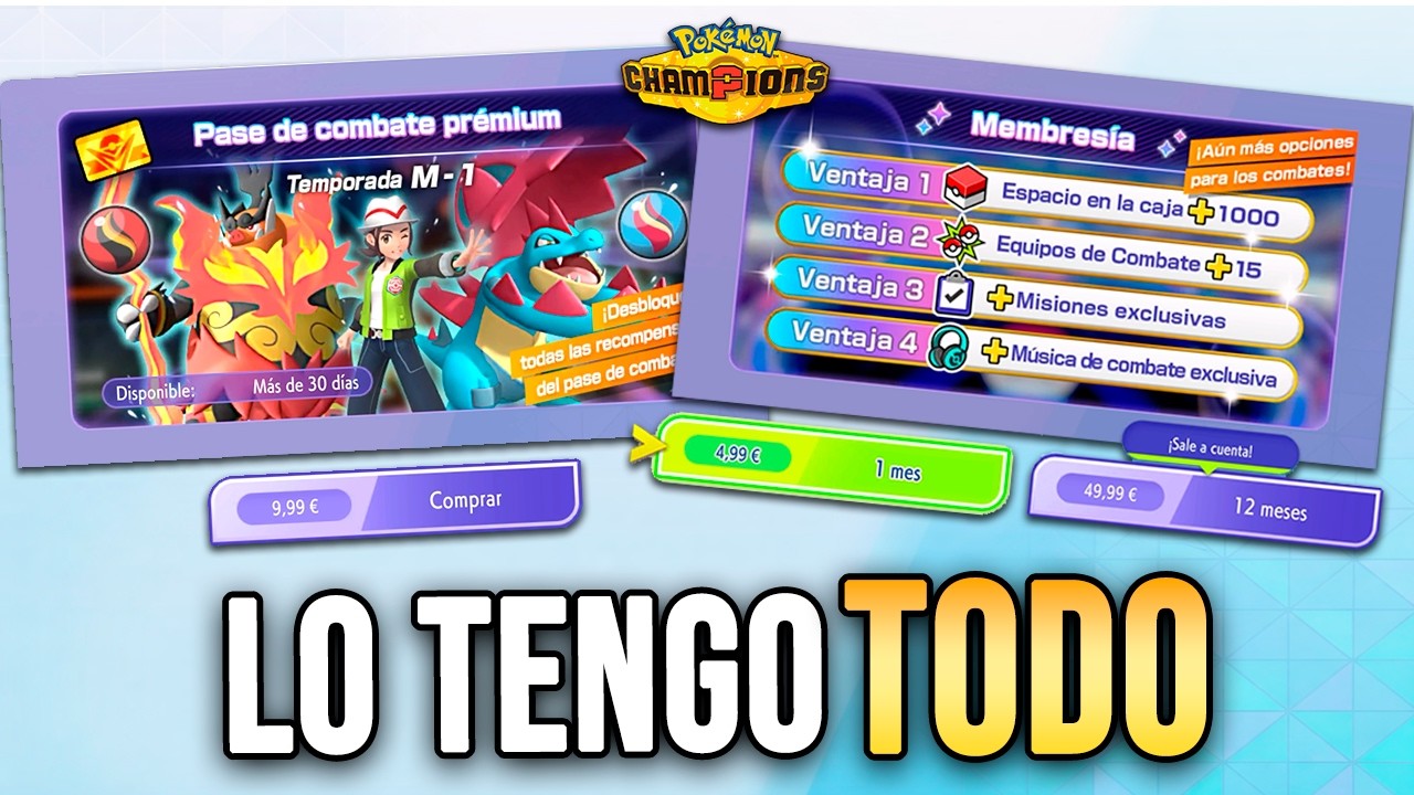 💵Tengo TODO el CONTENIDO DE PAGO de Pok&eacute;mon Champions &iquest;Merece la Pena?