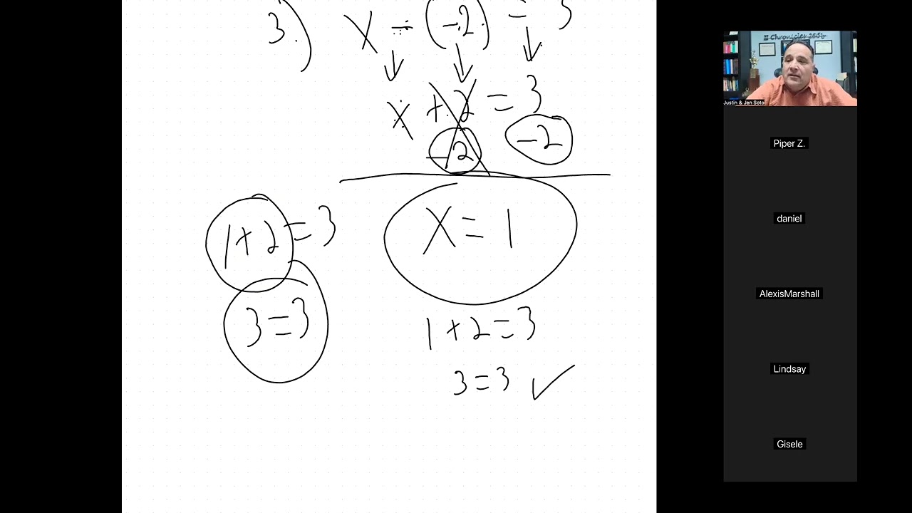Pre Algebra - January 29th