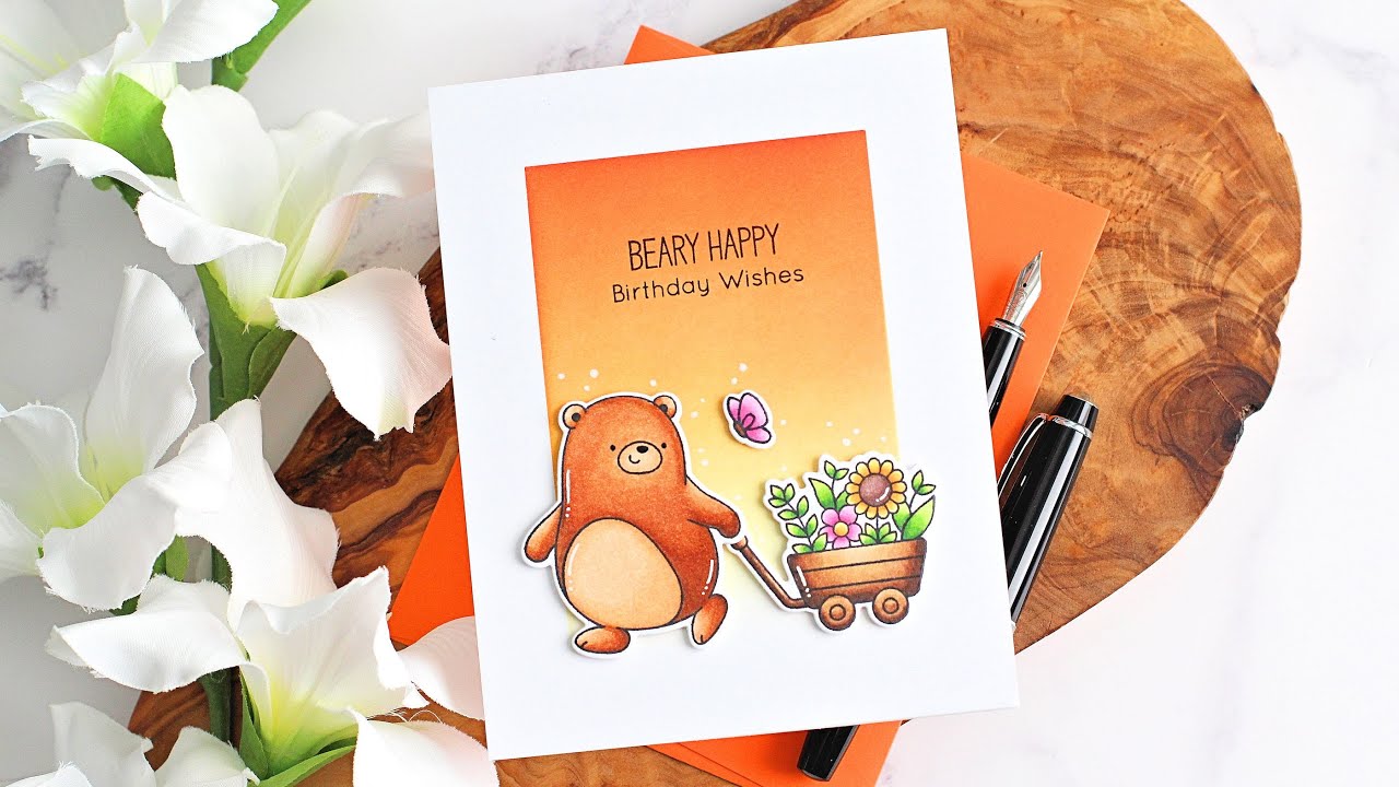 Tips & Tricks for Coloring and Ink Blending a Clean & Simple Card with Michelle Short