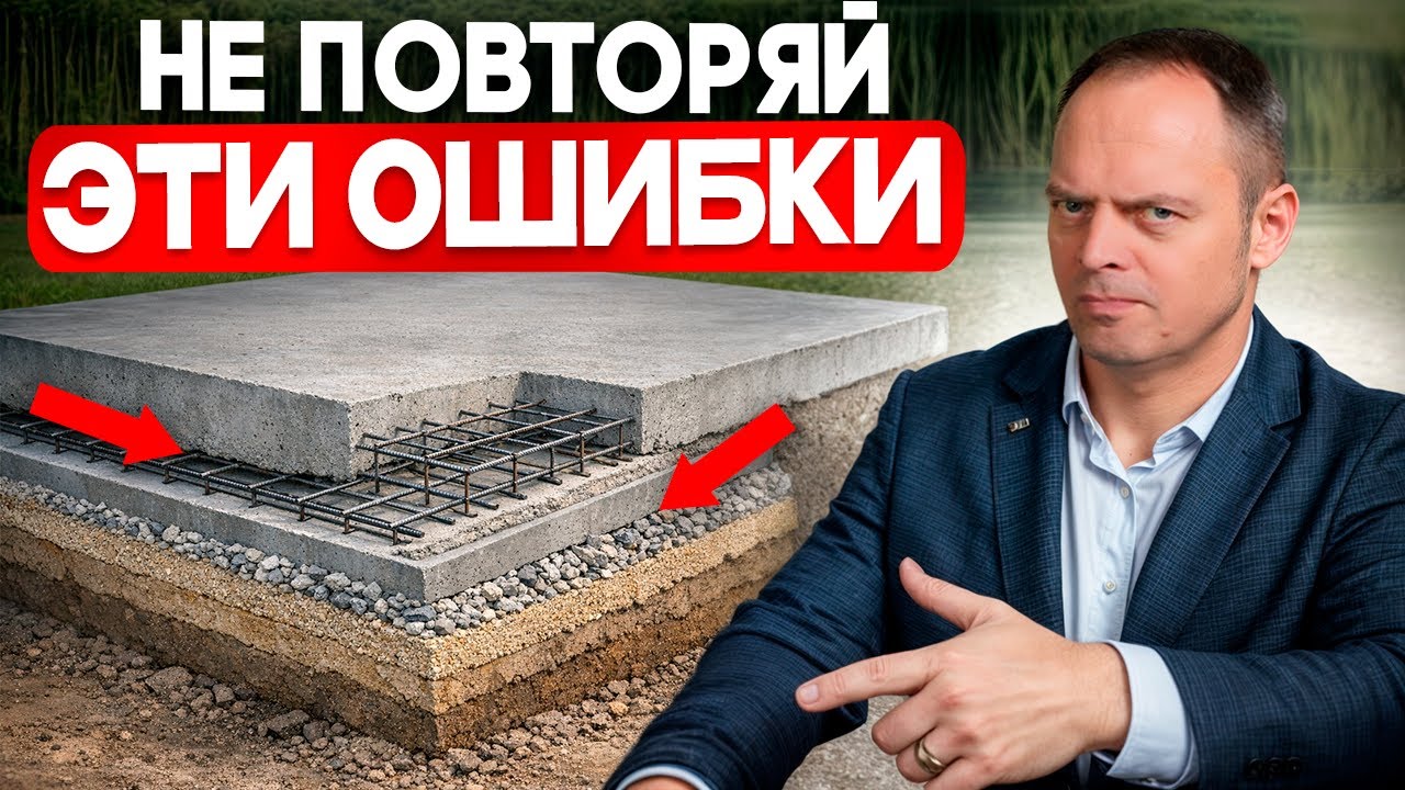 90% строят плитный фундамент НЕПРАВИЛЬНО! Узнай как построить ПО УМУ!