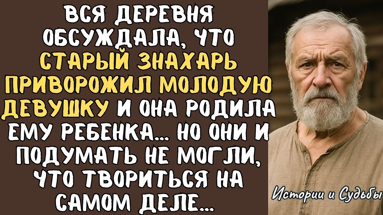 Старик ЗНАХАРЬ приворожил МОЛОДУЮ девушку и она родила ему ребенка… Но сельчане и подумать не могли