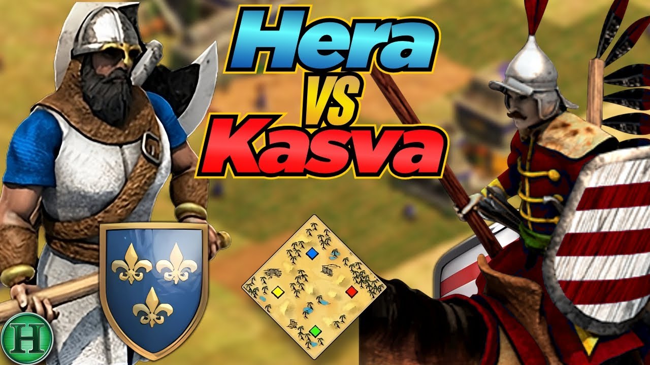 Franks vs Magyars | 1v1 Arabia | vs Kasva | AoE2