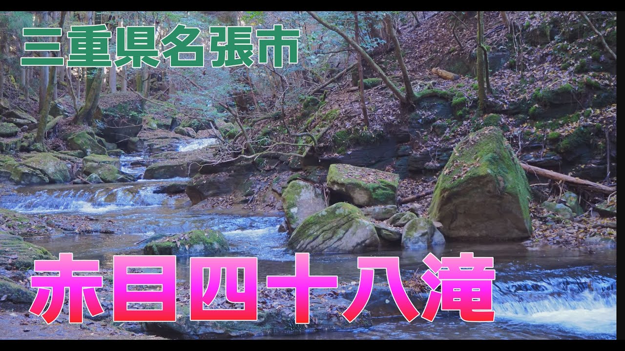 [C4K]【三重】赤目四十八滝 / JAPAN MIE AKAME 48 FALLS / Panasonic LUMIX DC-GH6 #赤目四十八滝 #紅葉 #名張市