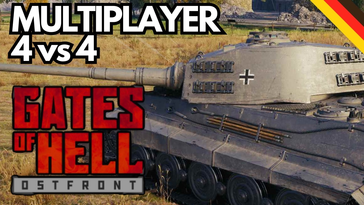 Königstiger, Deutschlands Stahlbestie I Gates of Hell Ostfront I Multiplayer 2vs2 [DEUTSCH]