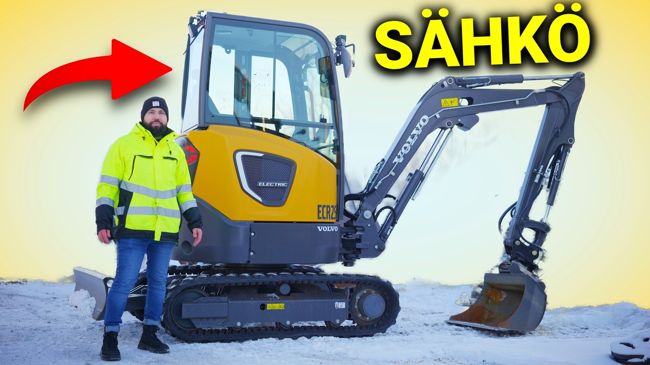 Volvo sähkökaivukone ja -kuormaaja