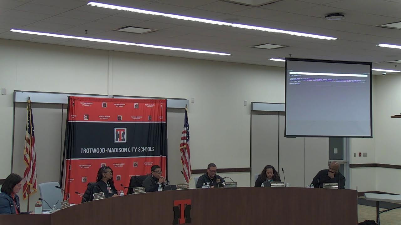 2/5/26 Trotwood-Madison City School Board Meeting