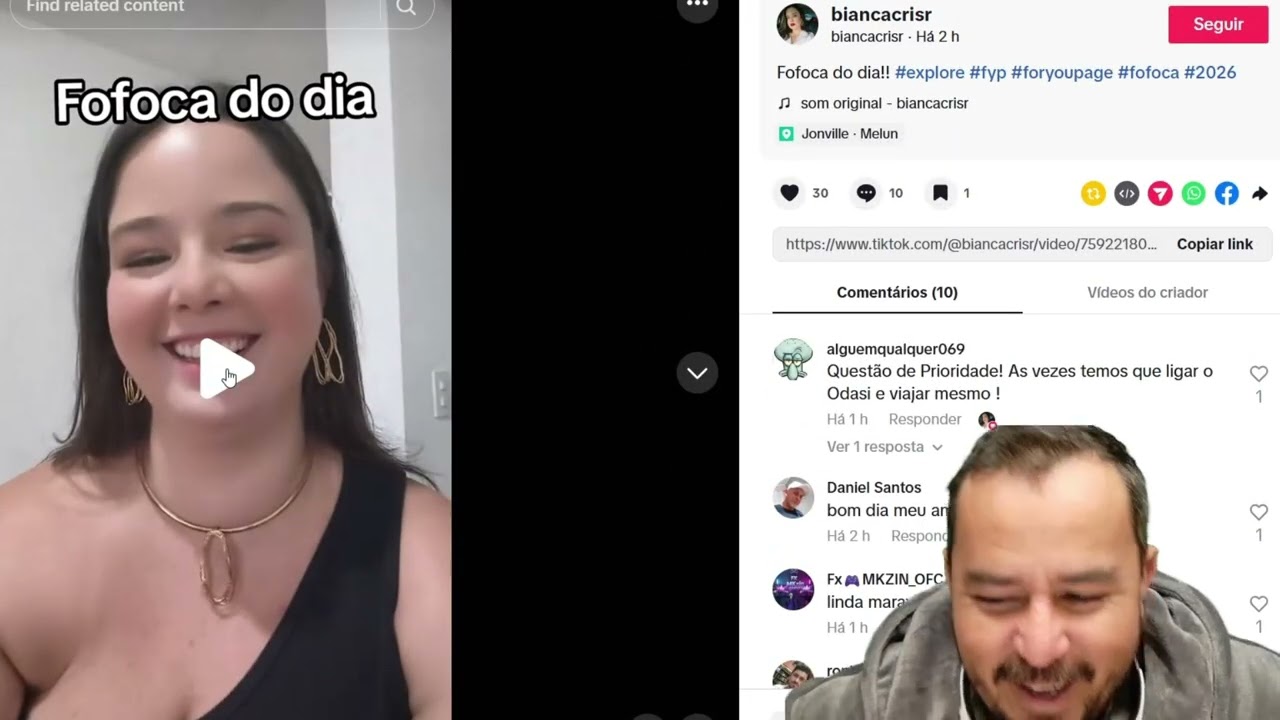 “A fofoca do dia: ele tentou enganar a ex, mas acabou sendo desmascarado no flagra.