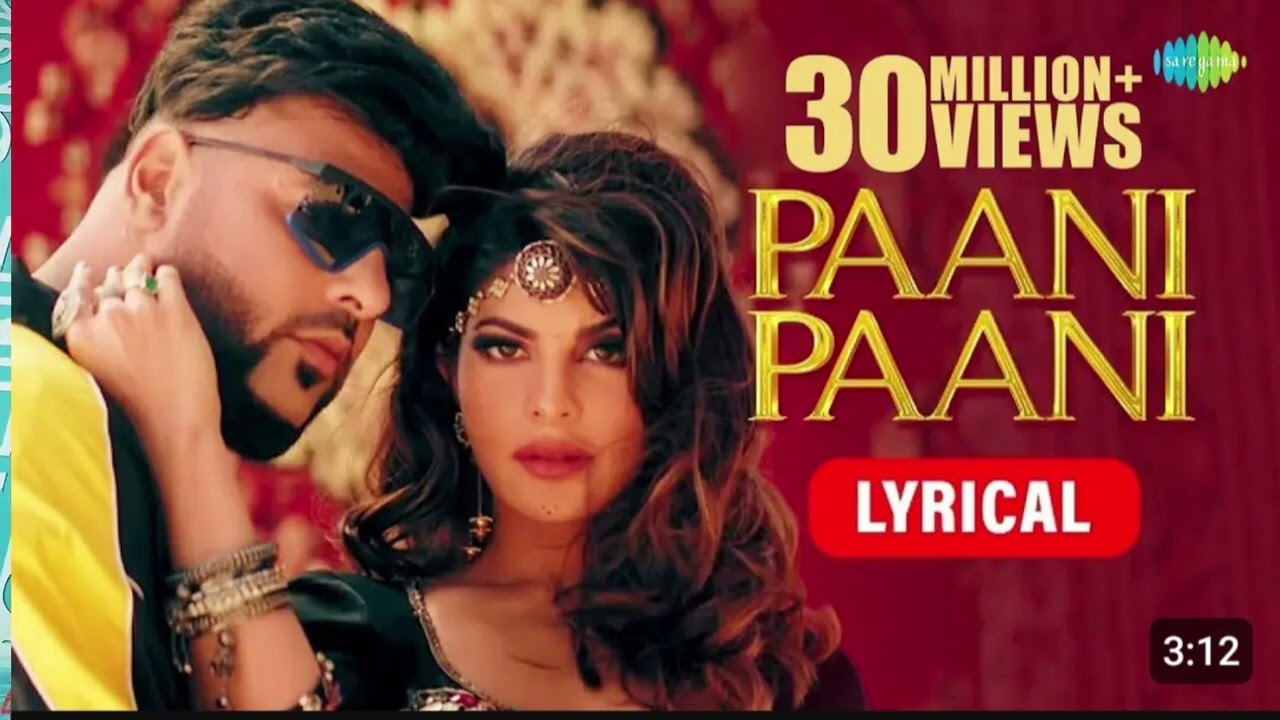 [4k] paani paani full video song /bashan Jacqueline  Fernandez &Aastha Gill /Hollywood new song