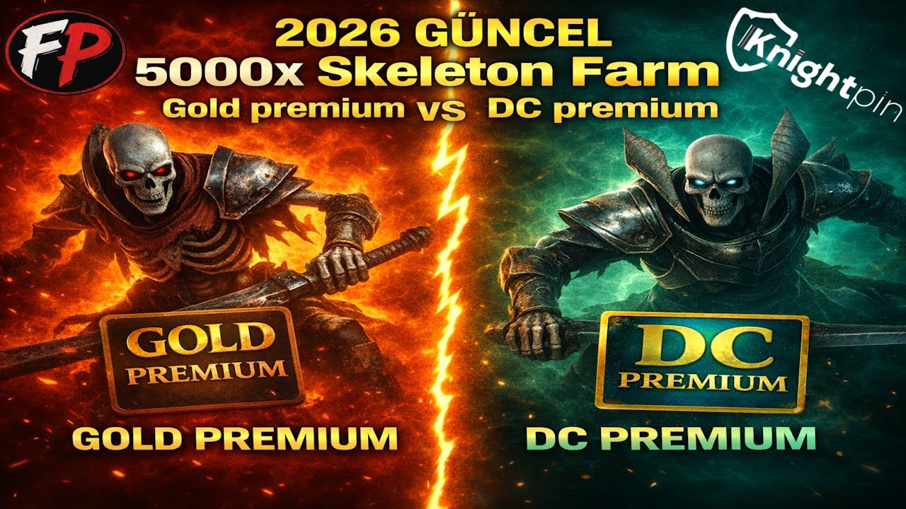 2026 G&Uuml;NCEL 5000x SKELETON FARM DC PREMİUM VS GOLD PREMİUM EP 5