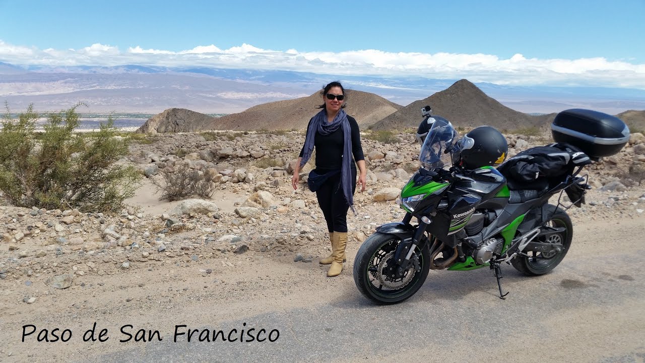 Paso de San Francisco, Travesía en moto