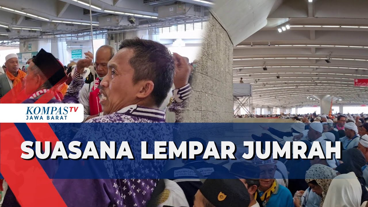 Suasana Lempar Jumrah Jemaah Haji Indonesia