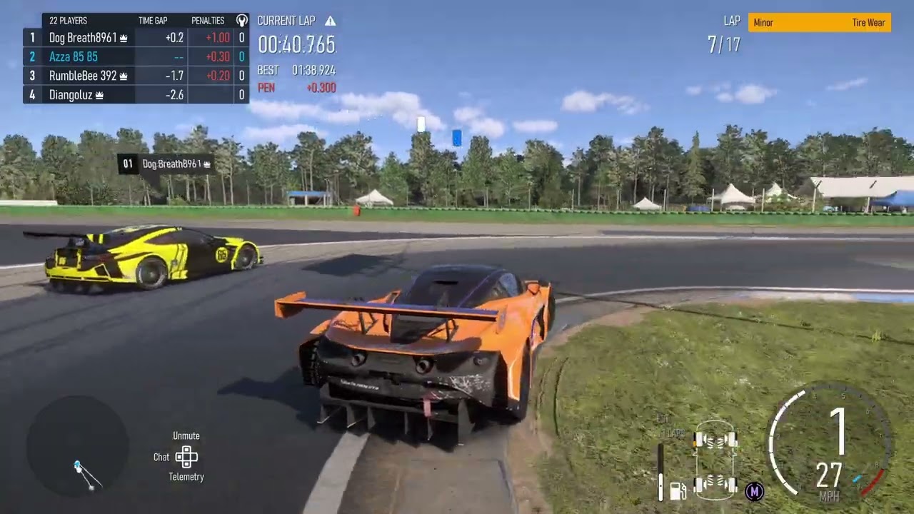 McLaren Flies Around Hockenheim! (Forza Motorsport)