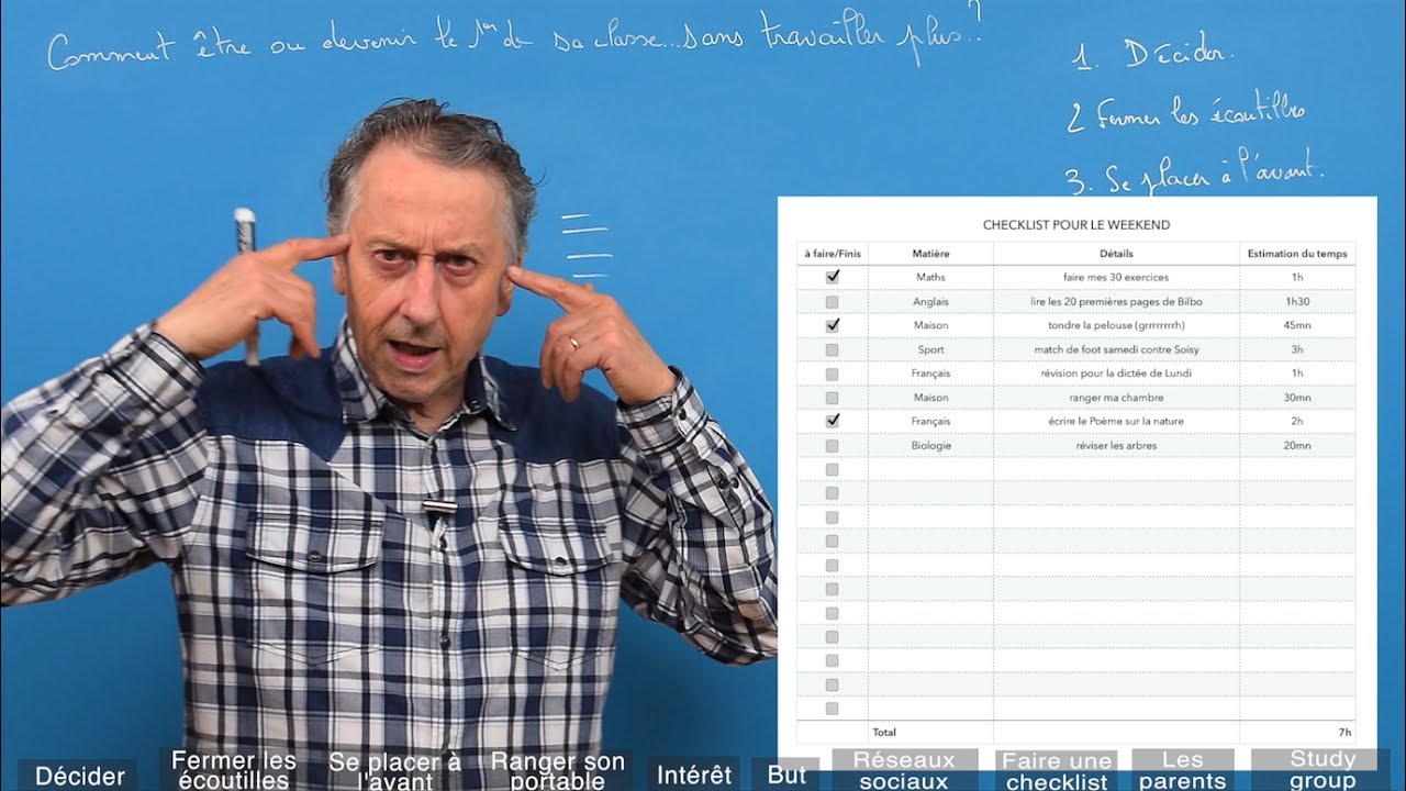 10 ASTUCES pour comment devenir le premier de sa classe en travaillant moins !