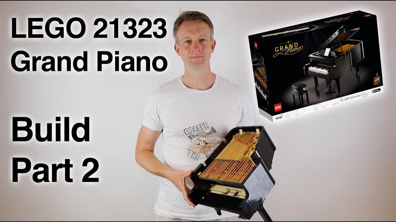 LEGO Ideas 21323 Grand Piano Build Part 2