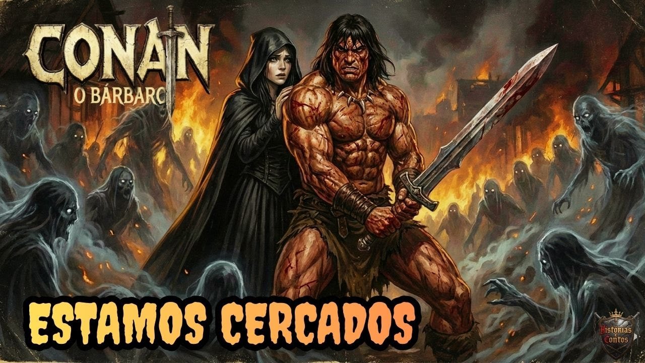 CONAN NA ESTRADA ONDE HOMENS DESAPARECEM | Fantasia Bárbara Sombria