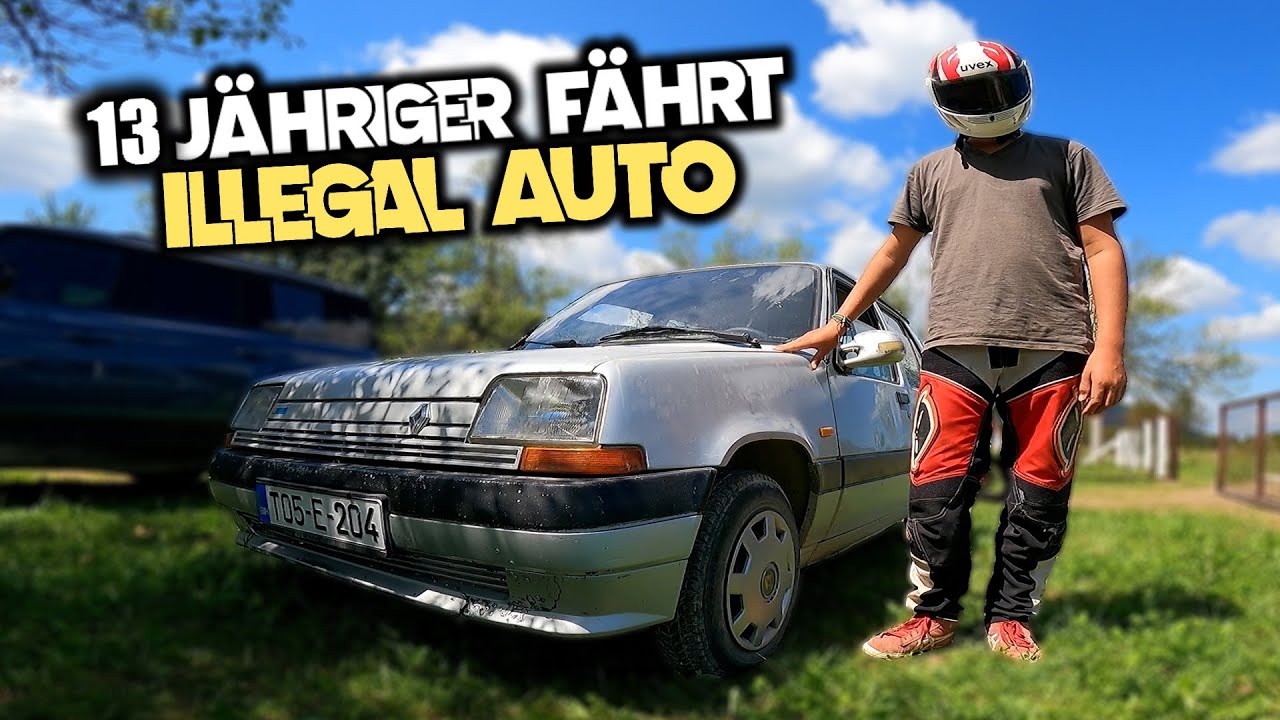 Er FÄHRT das ERSTE MAL Auto in seinem LEBEN! | Chabo