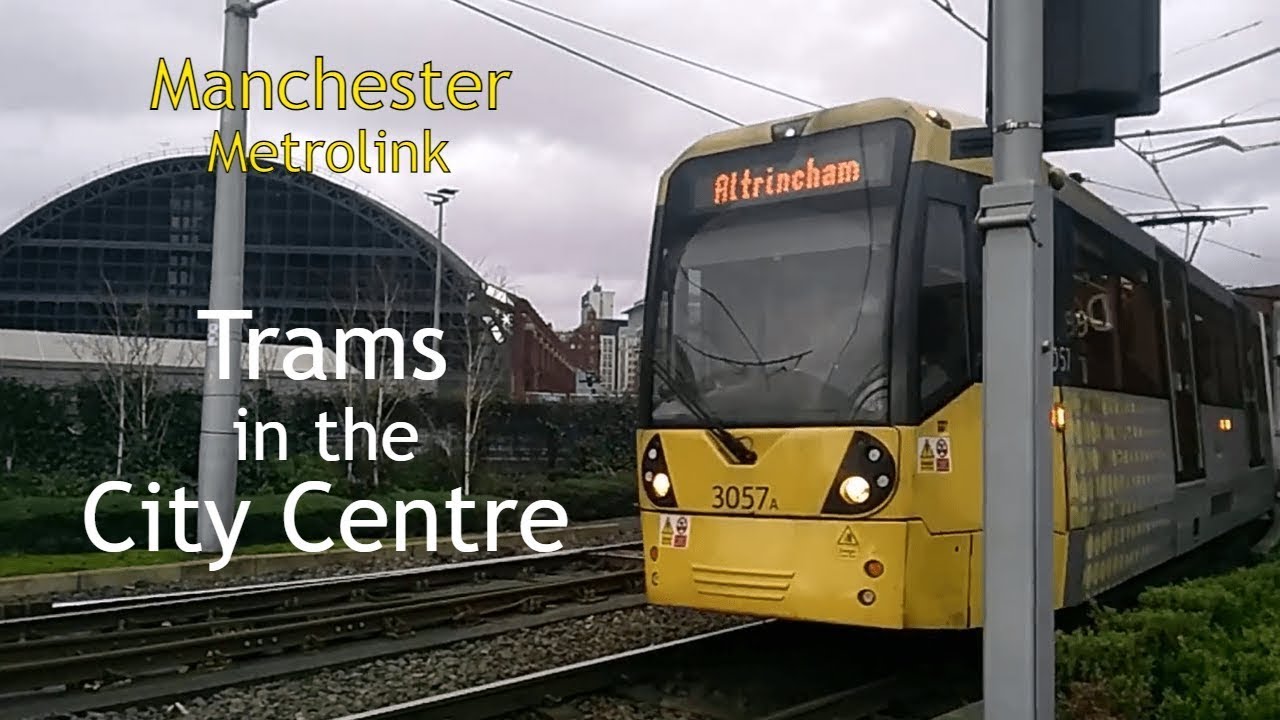 Trams in the City Centre (December 2022)