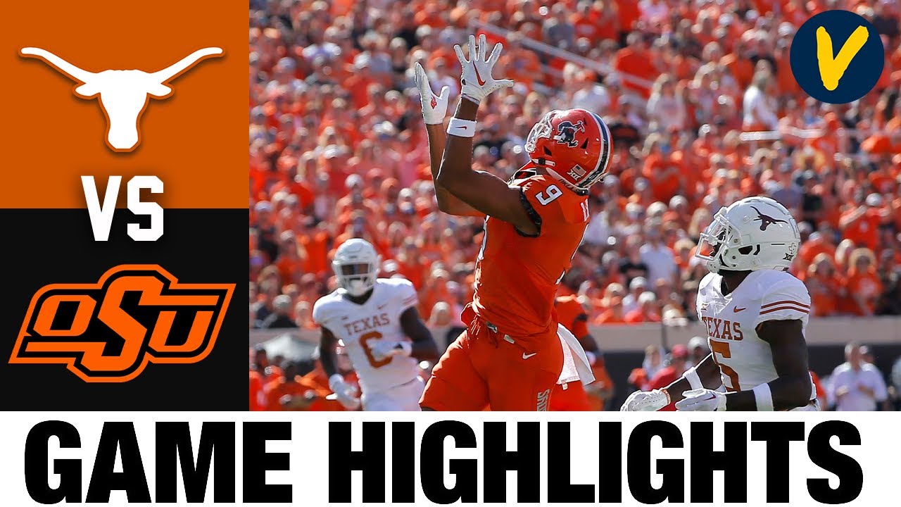 #20 Texas vs #11 Oklahoma State | 2022 College Football Highlights