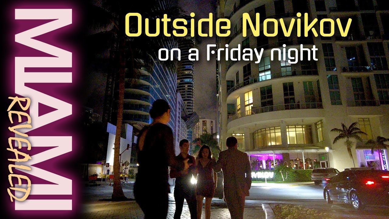 Outside Novikov on a Friday night (4K)