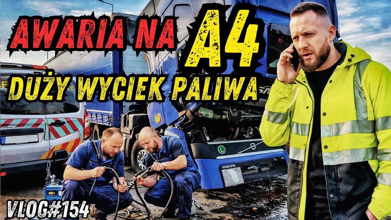 Ogromny wyciek paliwa w Volvo i sobota w trasie 😔😔 Vlog#154 
