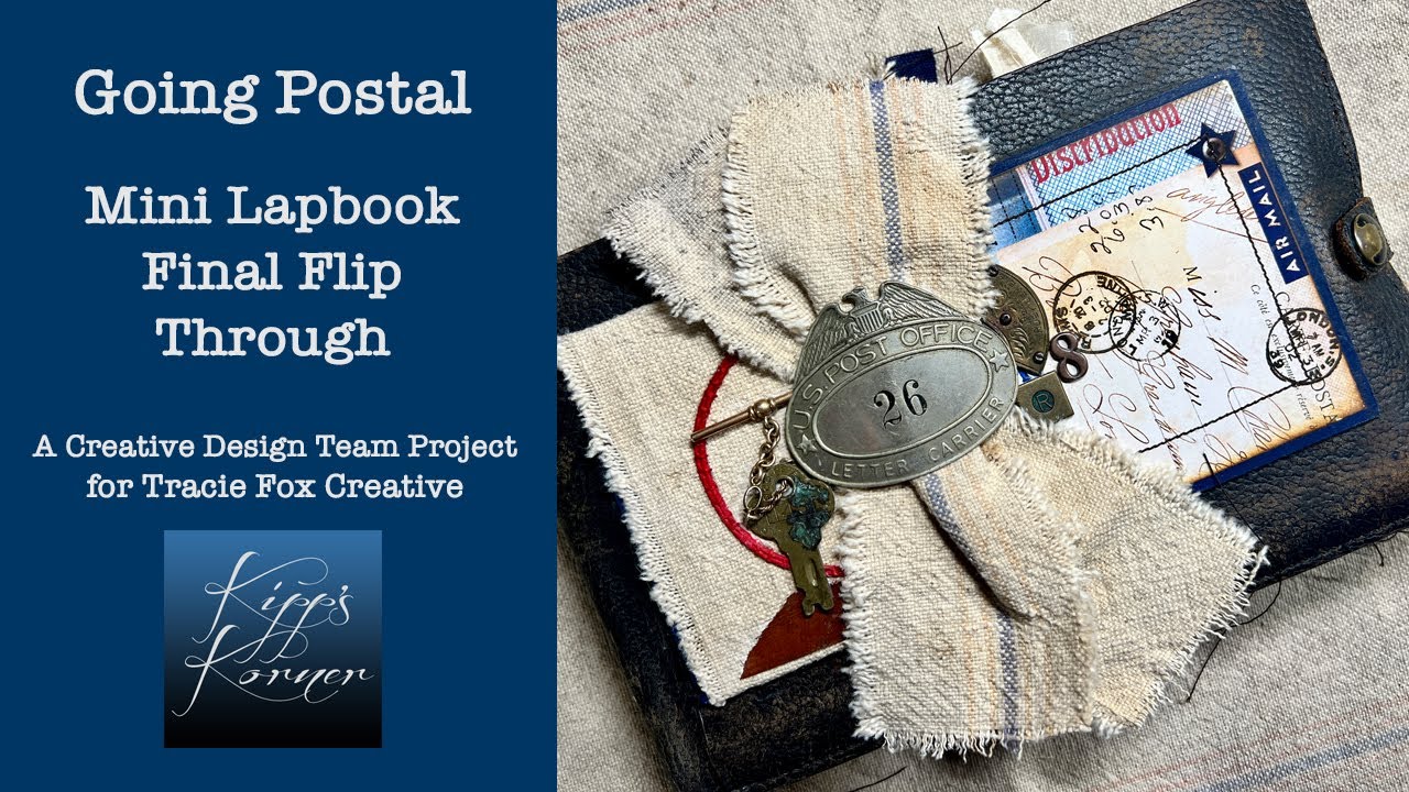 Going Postal | FINAL FLIP THROUGH | CDT Project for Tracie Fox Creative | #adfeature