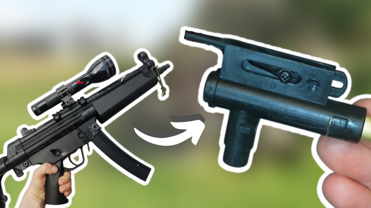 CYMA MP5 Airsoft Hop Up Unit Removal Disassembly Guide (Airsoft Tutorial)