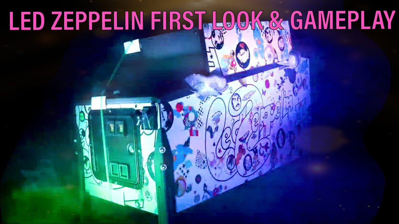 Led Zeppelin Pinball First Look & Gameplay (Pro Model, Stern Pinball)