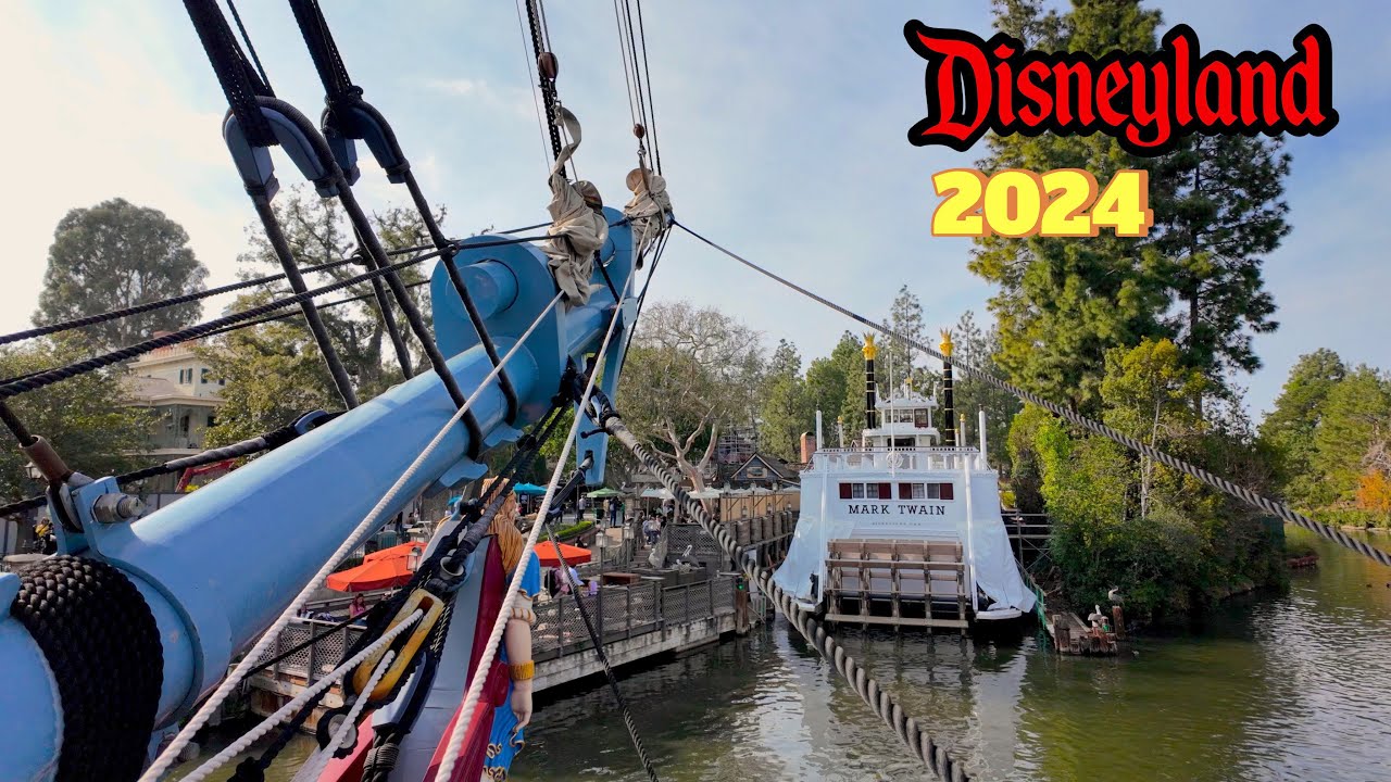 Sailing Ship Columbia at Disneyland 2024 | 4K POV 60fps