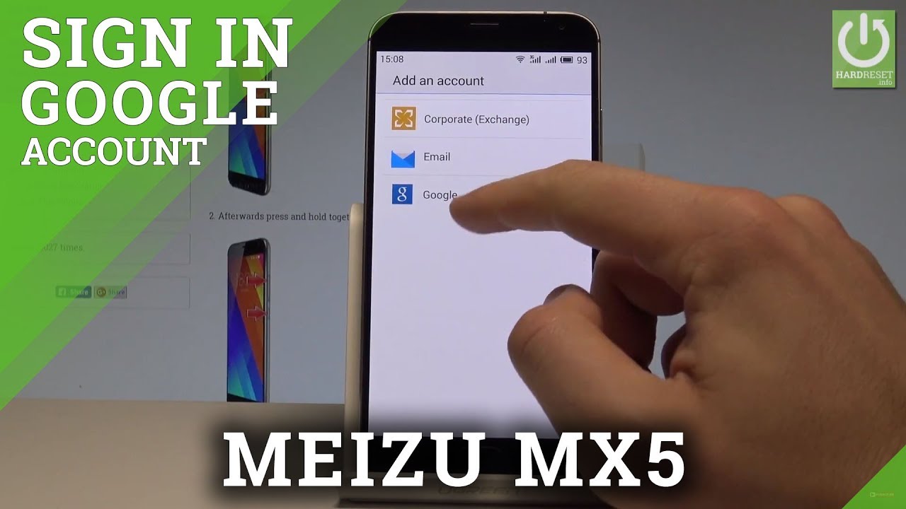 How to Add Google Account in MEIZU MX5