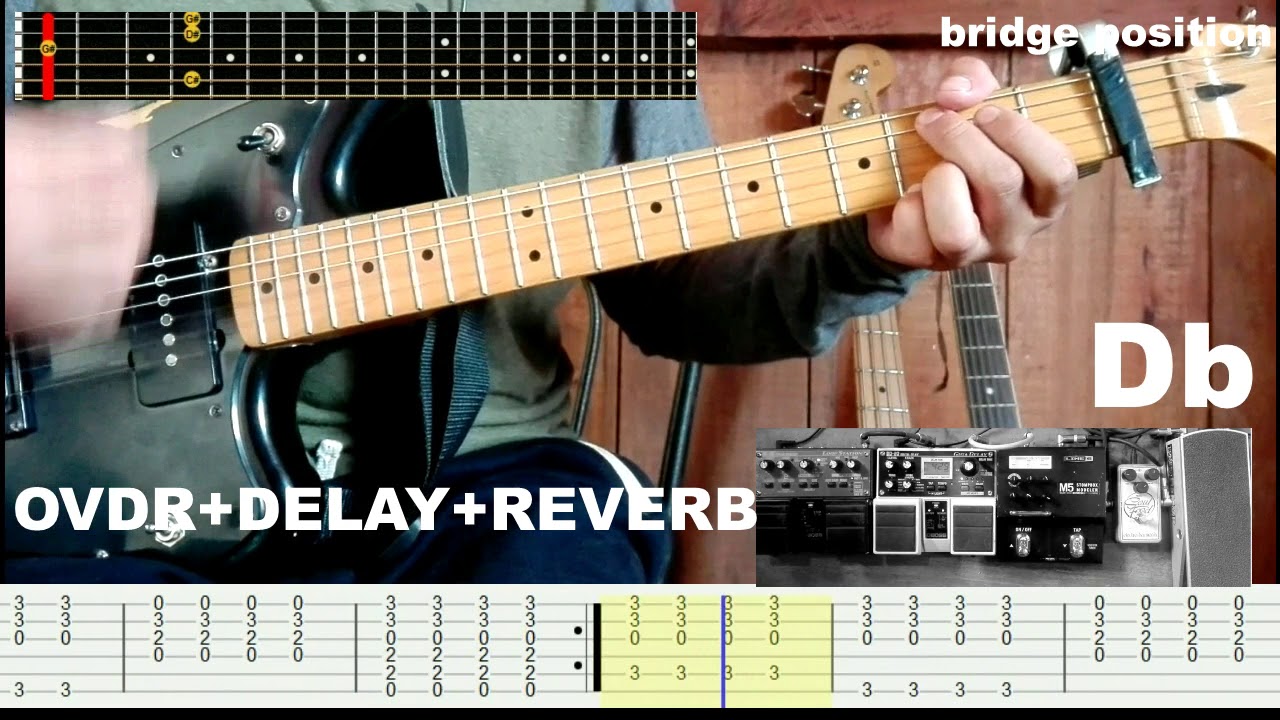 CIELO Y TIERRA - MARCO BARRIENTOS | COVER GUITARRA - TABLATURA, ACORDES Y EFECTOS