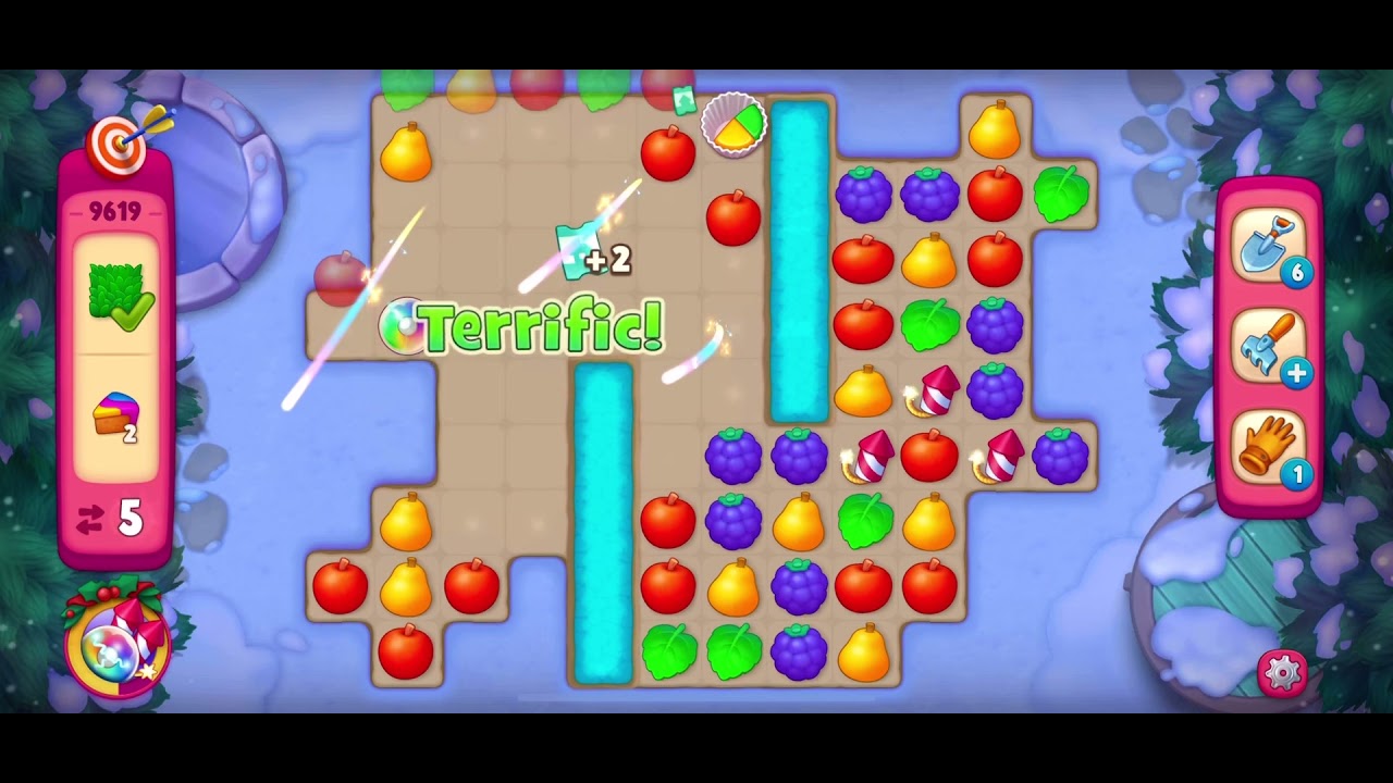 Gardenscapes Challenge Level 9619