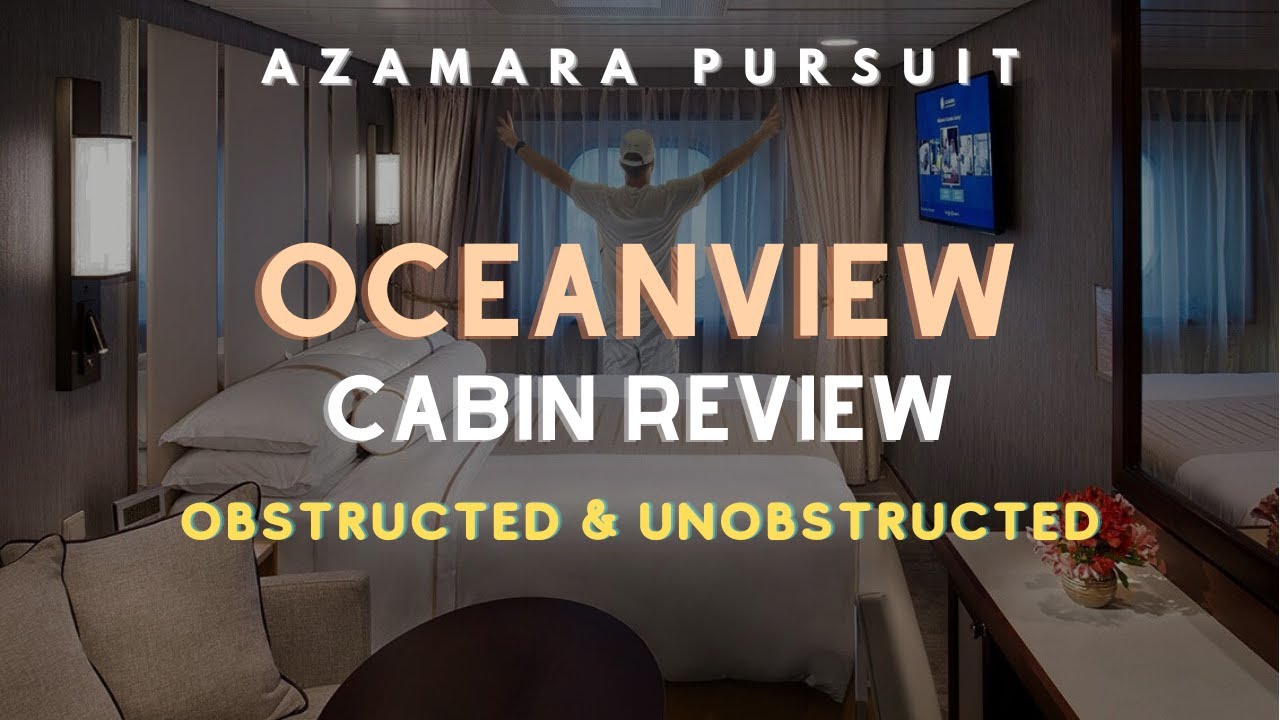 Azamara Pursuit Cabin Tour & Review | Club Oceanview VS Guaranteed Oceanview (Obstructed)