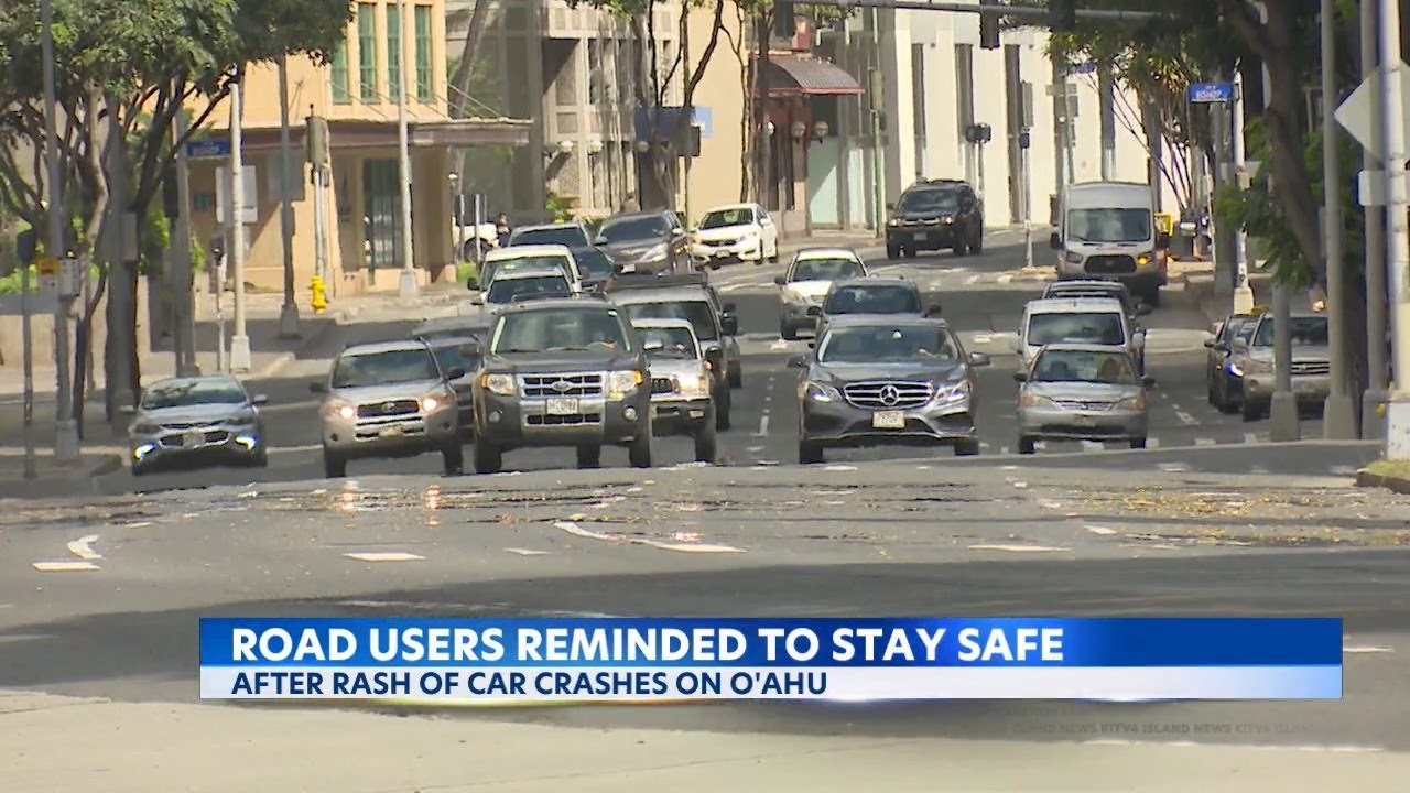 Multiple Honolulu car crashes leave several drivers hurt