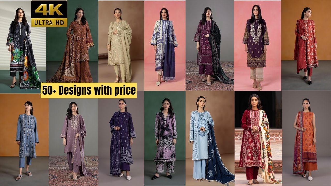 Sapphire Winter Collection 2022 with Price | Winter Dress Design 2022 in Pakistan (@ummeabiya )