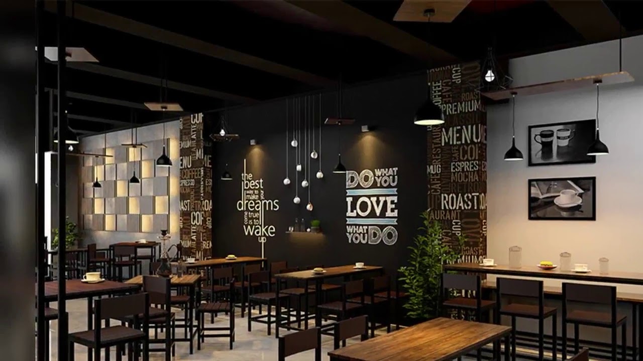 Interior design of small coffee shop Awesome