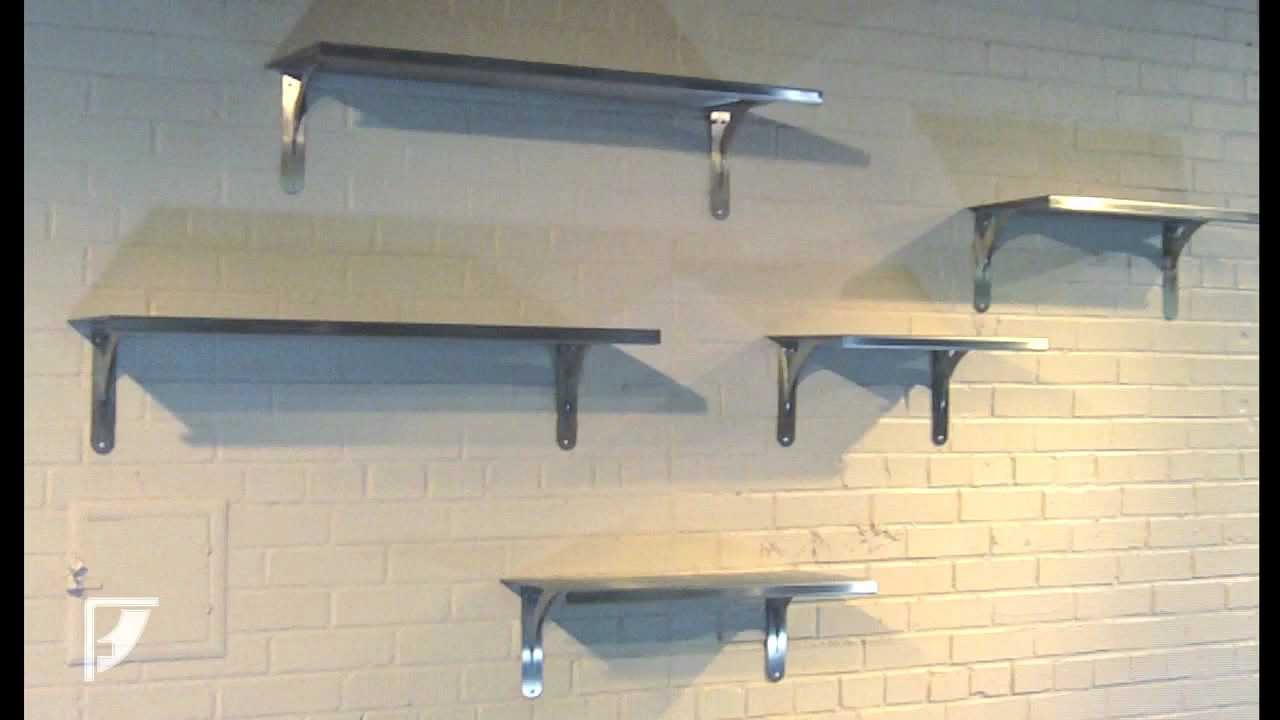 Using Stylish Stainless Steel Shelves to add Flair to Home & Offices