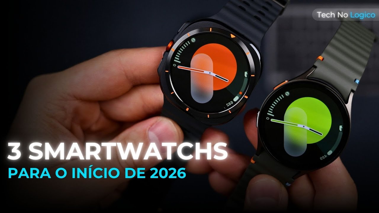 3 Smartwatchs QUE VOCÊ PRECISA FICAR DE OLHO no início de 2026