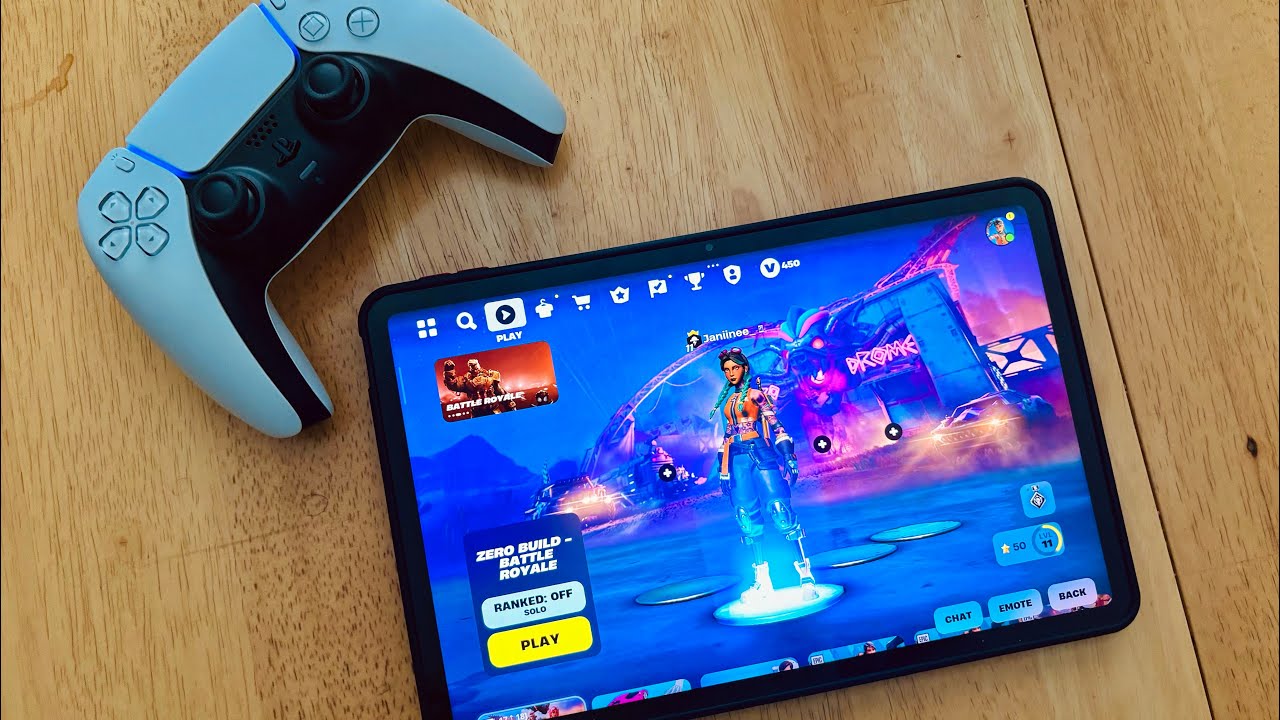 Xiaomi pad 6: Fortnite testing game • Handcam • 60fps • 45 fps • controller