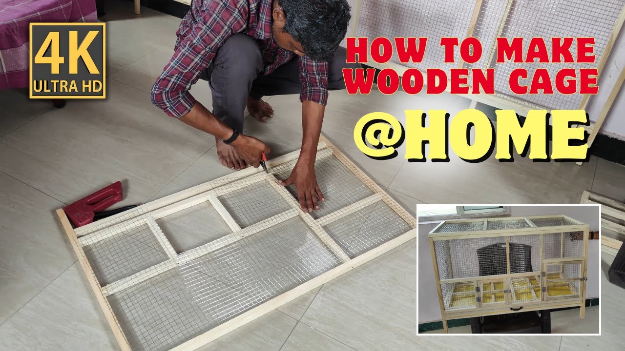How to Make cage at home simple video 2024 #birdcage #rabbitcage #parrotcage