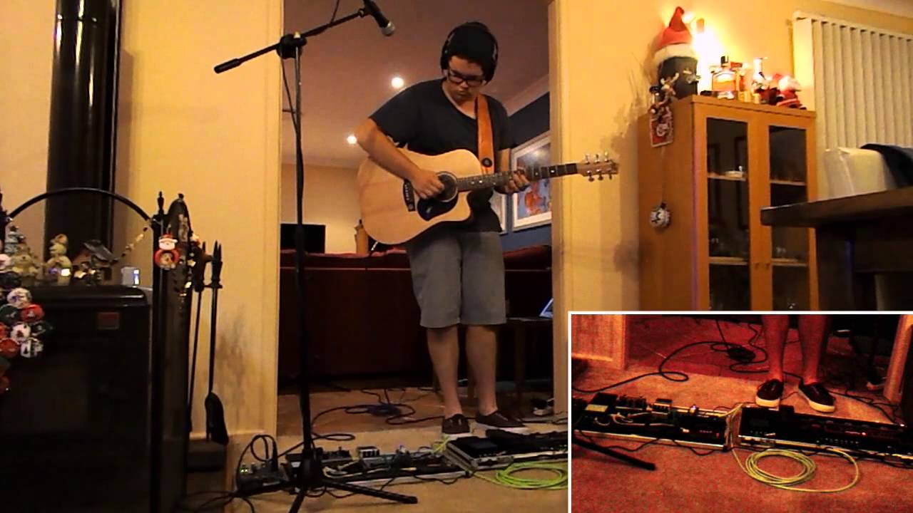With Or Without You-Live Looping Cover by Dave Quinn