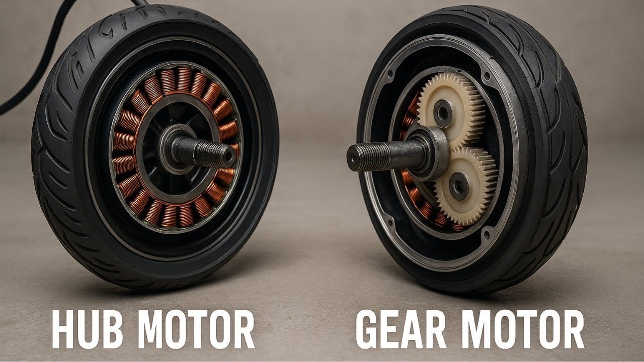 Hub vs. Gear: Welcher E‑Scooter‑Motor passt zu dir? 🔍⚡ #hubmotor #getriebemotor #escooter