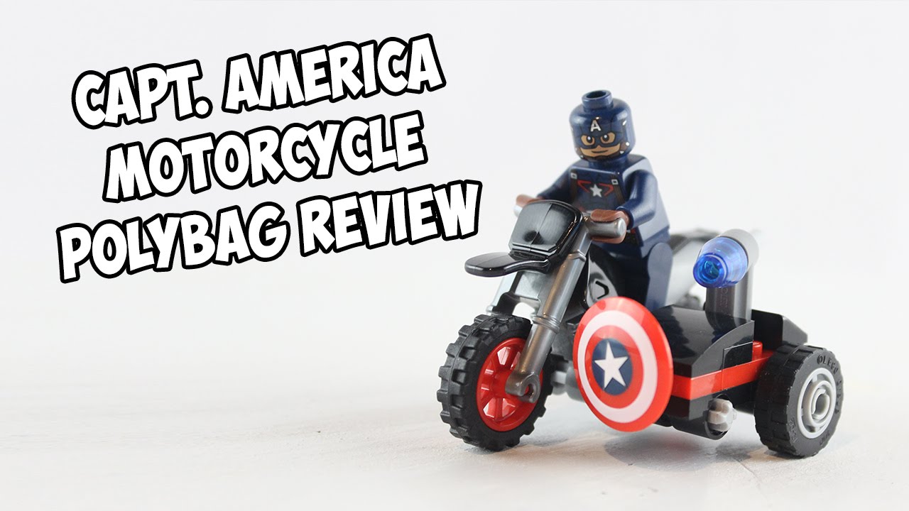 LEGO SUPER HEROES CAPTAIN AMERICA polybag Set Review and Speed Build - 30447