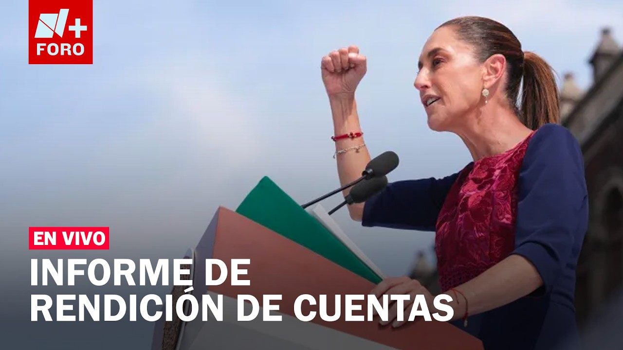 Claudia Sheinbaum ofrece informe de rendici&oacute;n de cuentas en el Monumento a la Revoluci&oacute;n